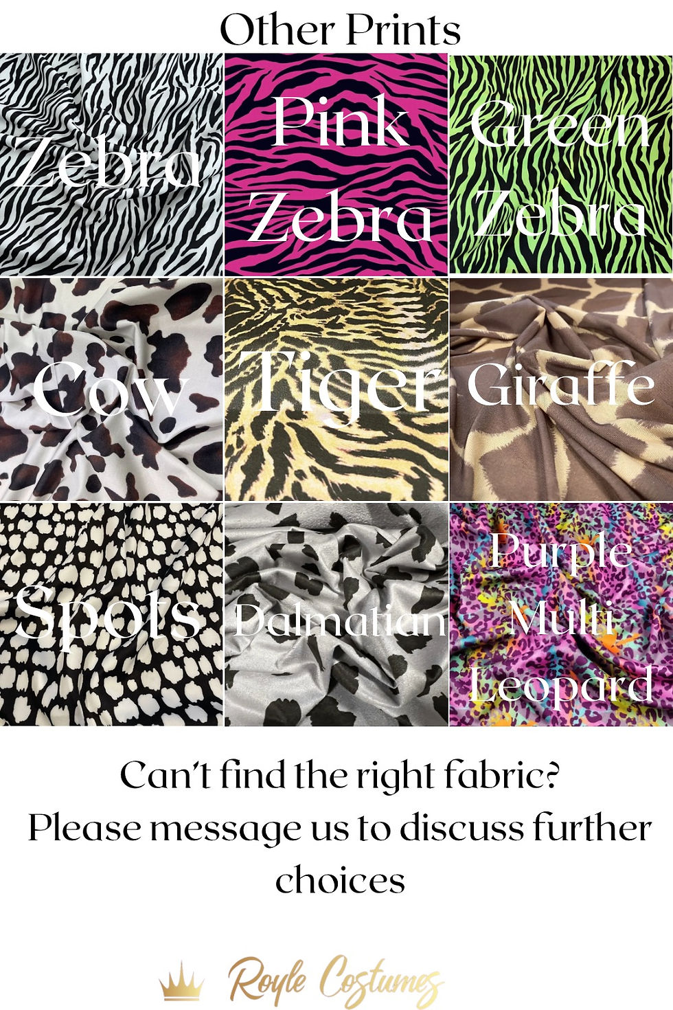 Thumbnail: Animal Print Stilt Covers for Zoo Themed Stilt Costume