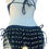 Thumbnail: Back view of art deco pattern leotard with tassels