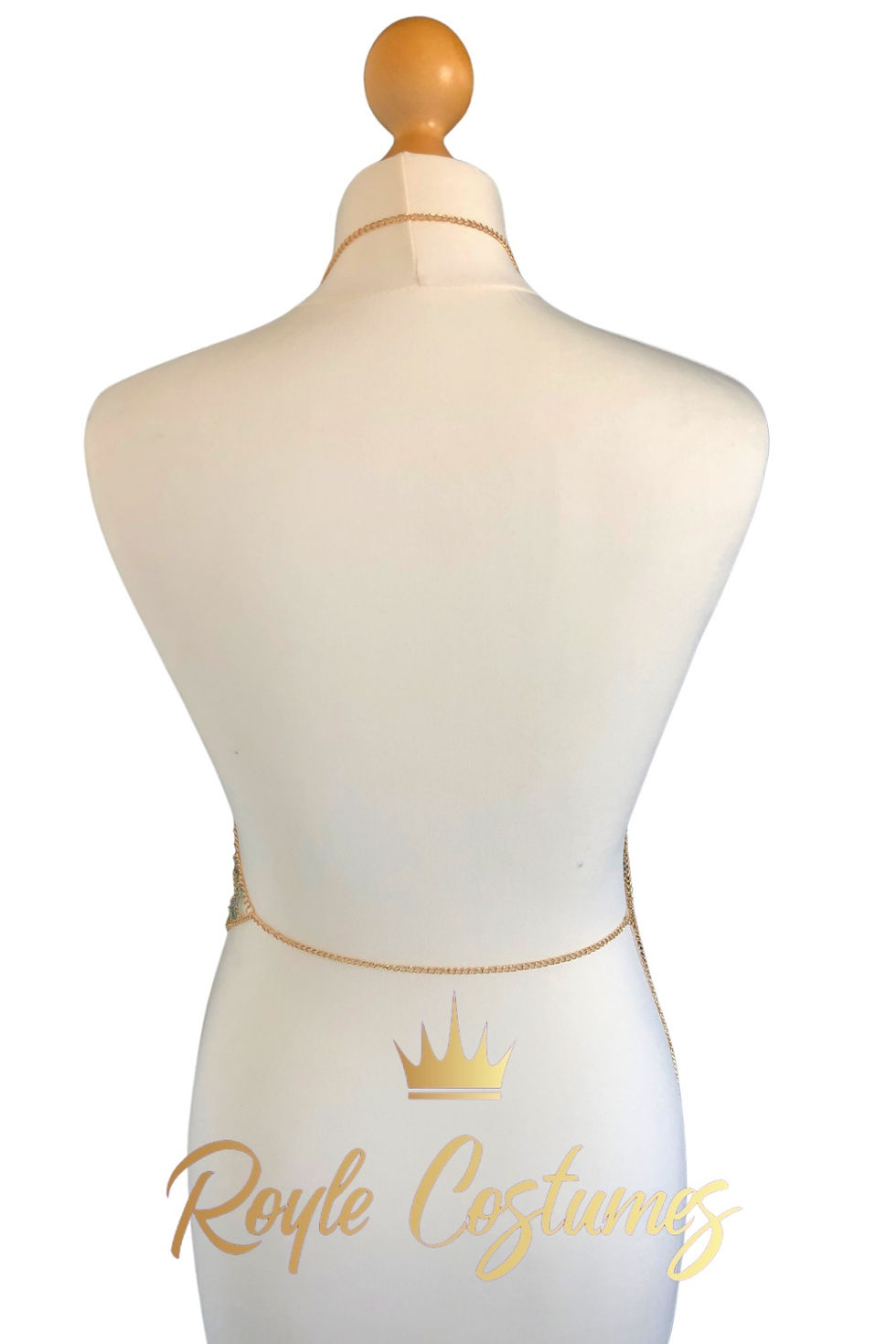 Thumbnail: Blue purple disc harness back view performance wear