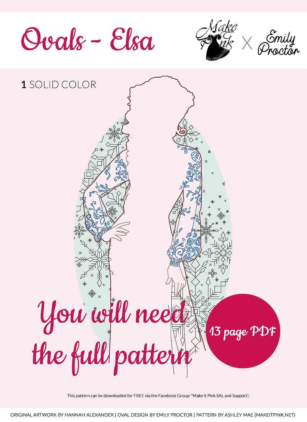 Oval Decoration - Elsa, from Emily Proctor