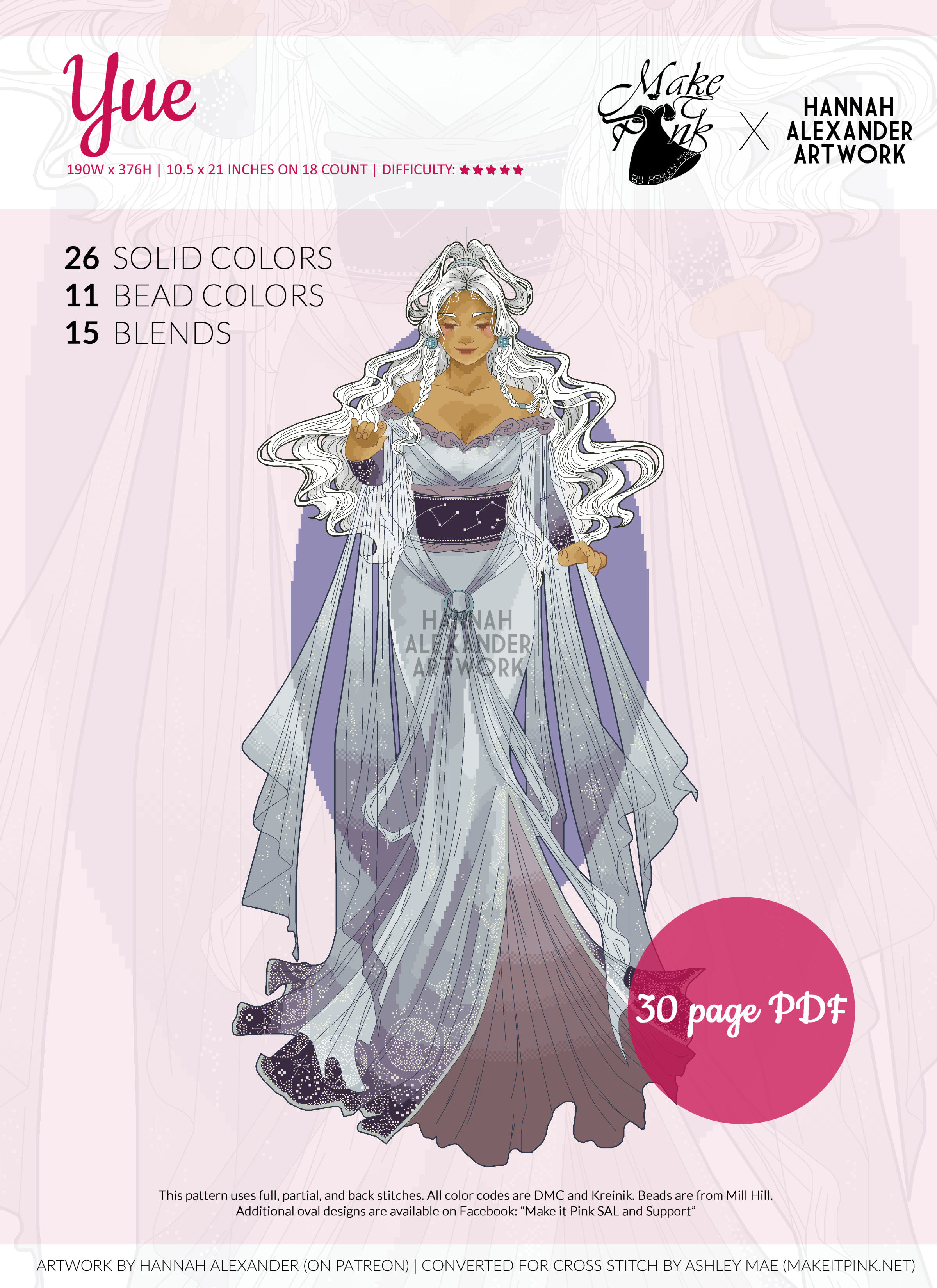 Yue in Art Nouveau from Hannah Alexander