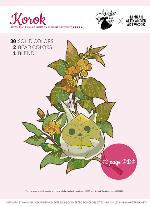 Korok from Hannah Alexander | Make it Pink