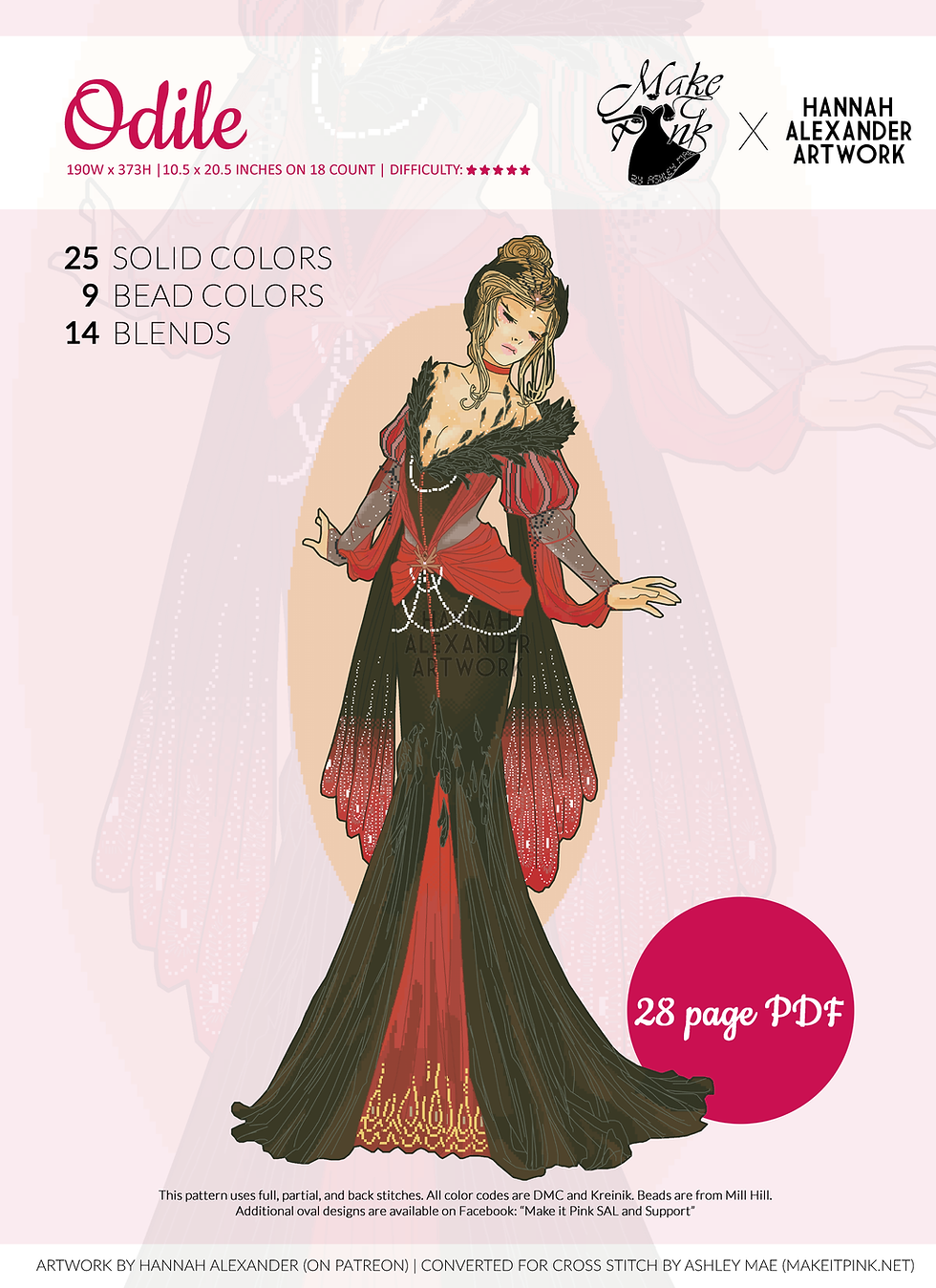 Thumbnail: Odette and Odile in Art Nouveau from Hannah Alexander
