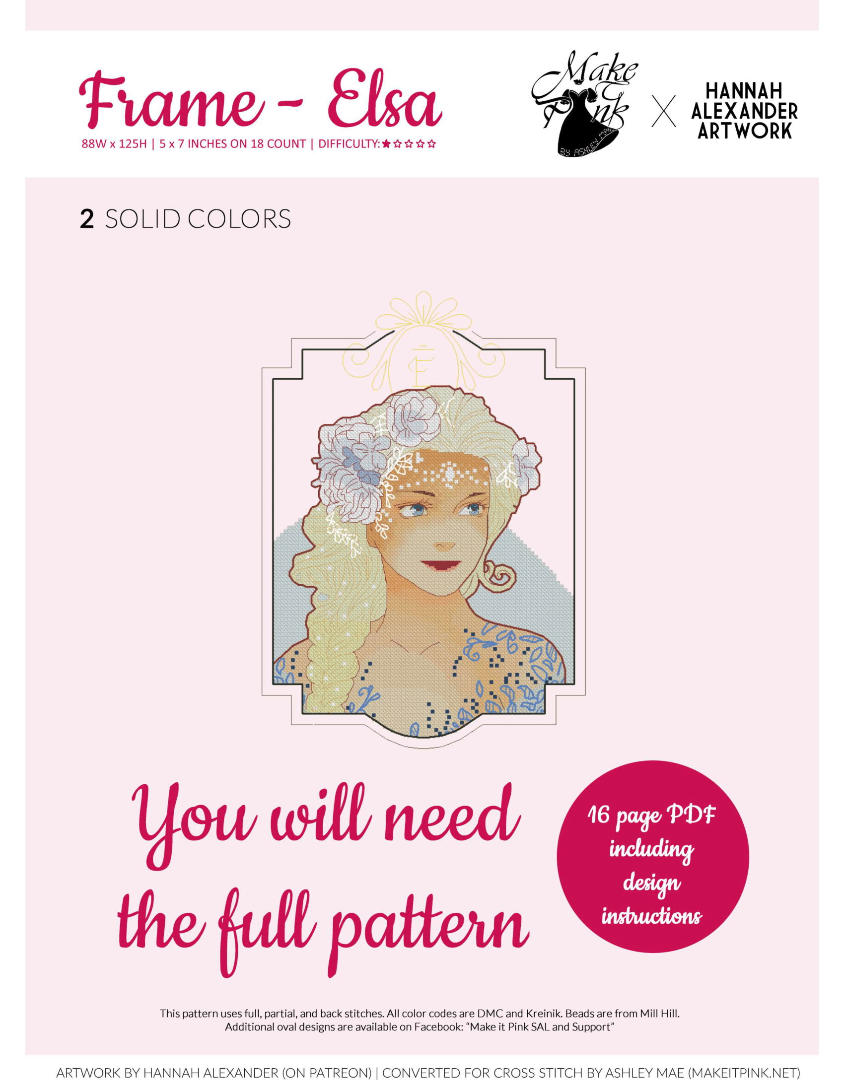 Round Robin Frame - Elsa