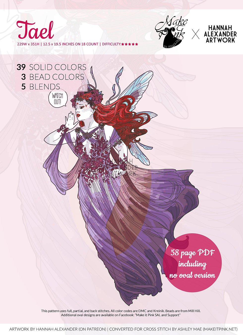 Thumbnail: Navi, Tatl, Tael, and Heal Fairies in Art Nouveau from Hannah Alexander 54/100