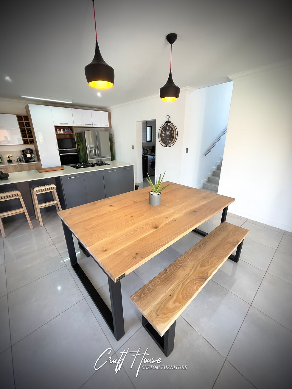 Thumbnail: Stellenbosch Oak Table + Benches