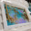 Thumbnail: Iridescent Blue and Gold Epoxy Tray