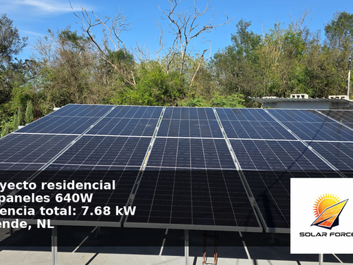 ¿Cuántos paneles solares necesita una casa en Monterrey?