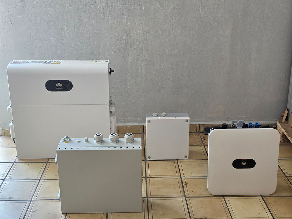 ¿Cómo funciona un sistema híbrido Huawei de 6 kW?