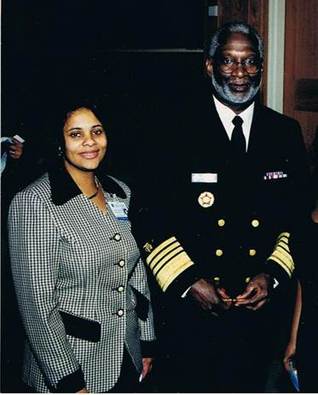 Dr. Satcher and me at Duke 99'