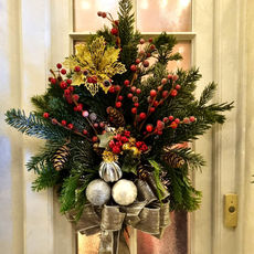 Christmas door decorations