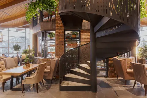 Mountain restaurant interior design