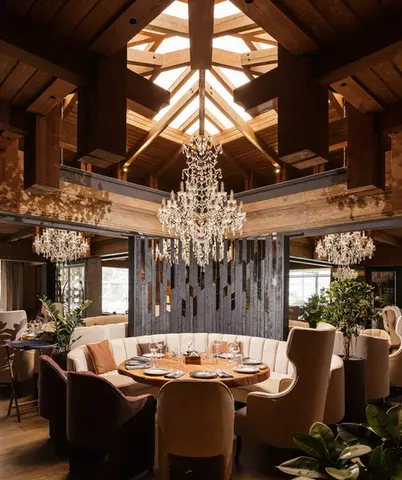 Chalet restaurant interior design