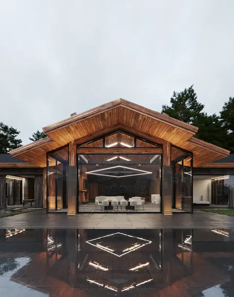 High-end chalet design