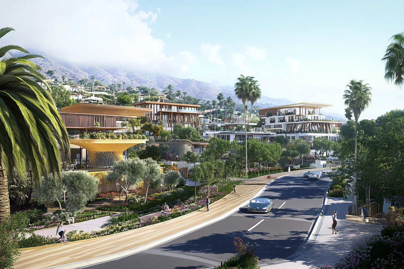 Pacific Palisades Architectural Design Concept of Development and Rebuild 