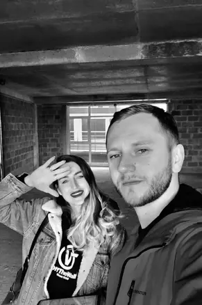 Anton & Ekaterina working on a design object