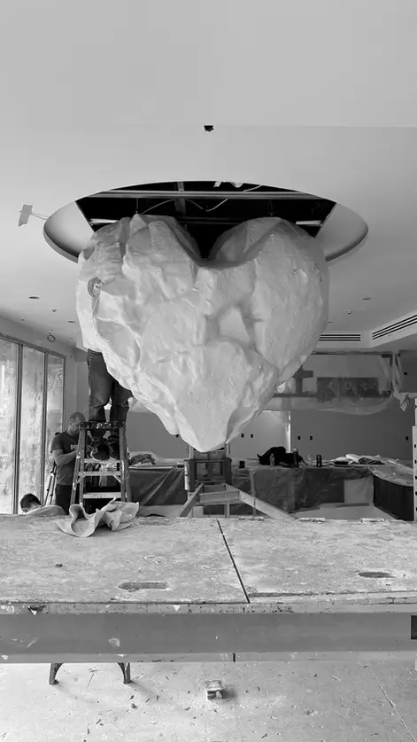 cafe design in LA construction photo