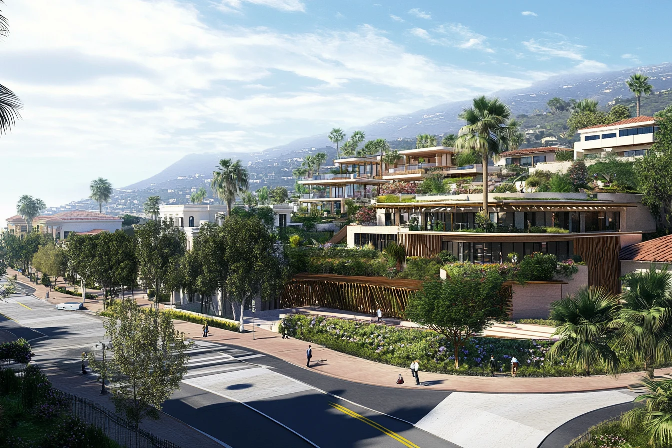 Pacific Palisades Architectural Design Concept of Development and Rebuild 