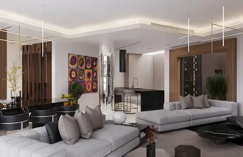 Luxury mansion interior design