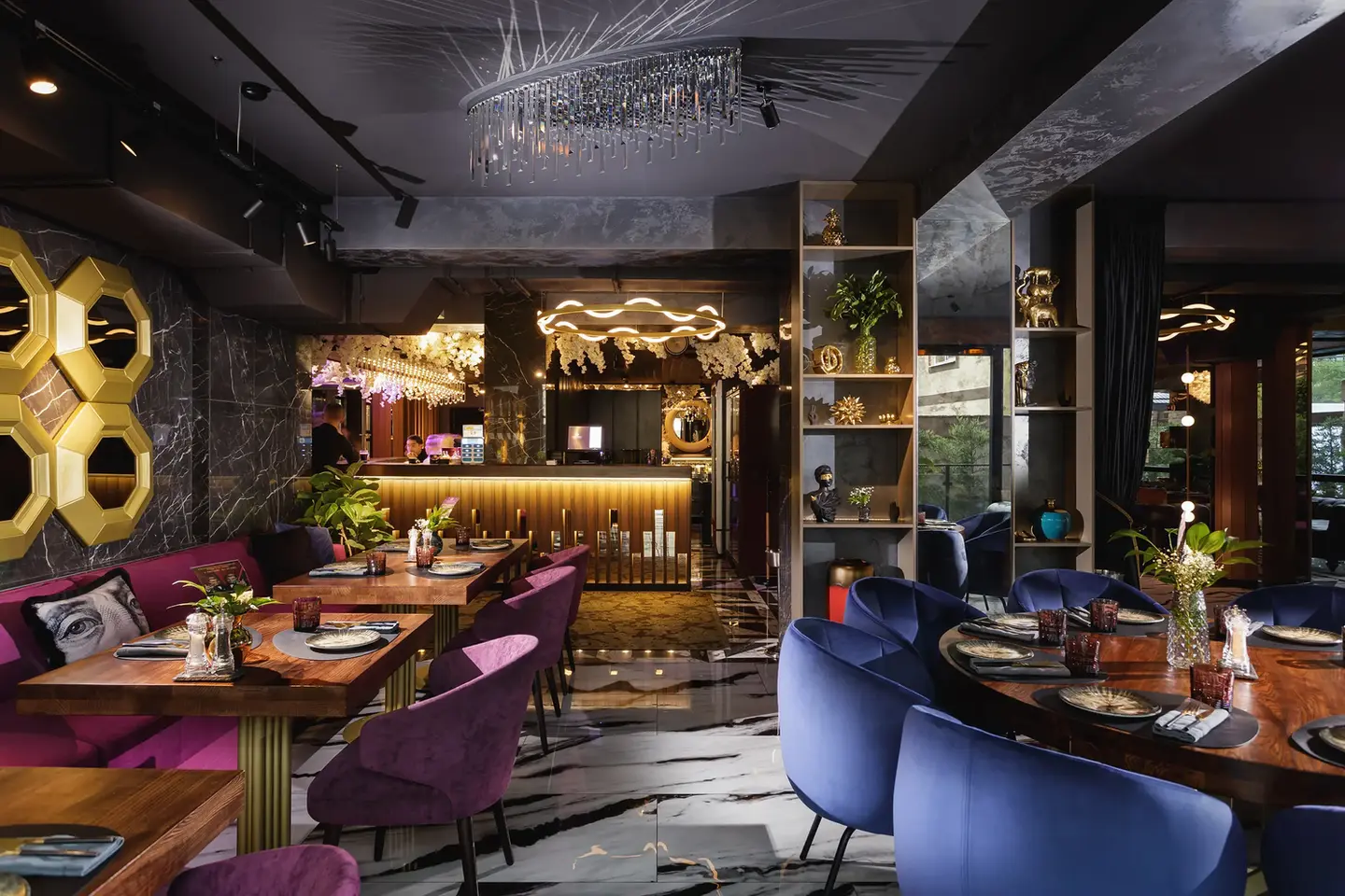 Luxurious restaurant design