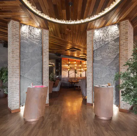 Entrance restaurant design
