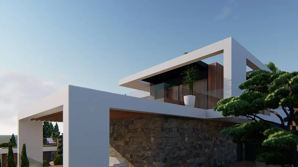 Organic modern villa