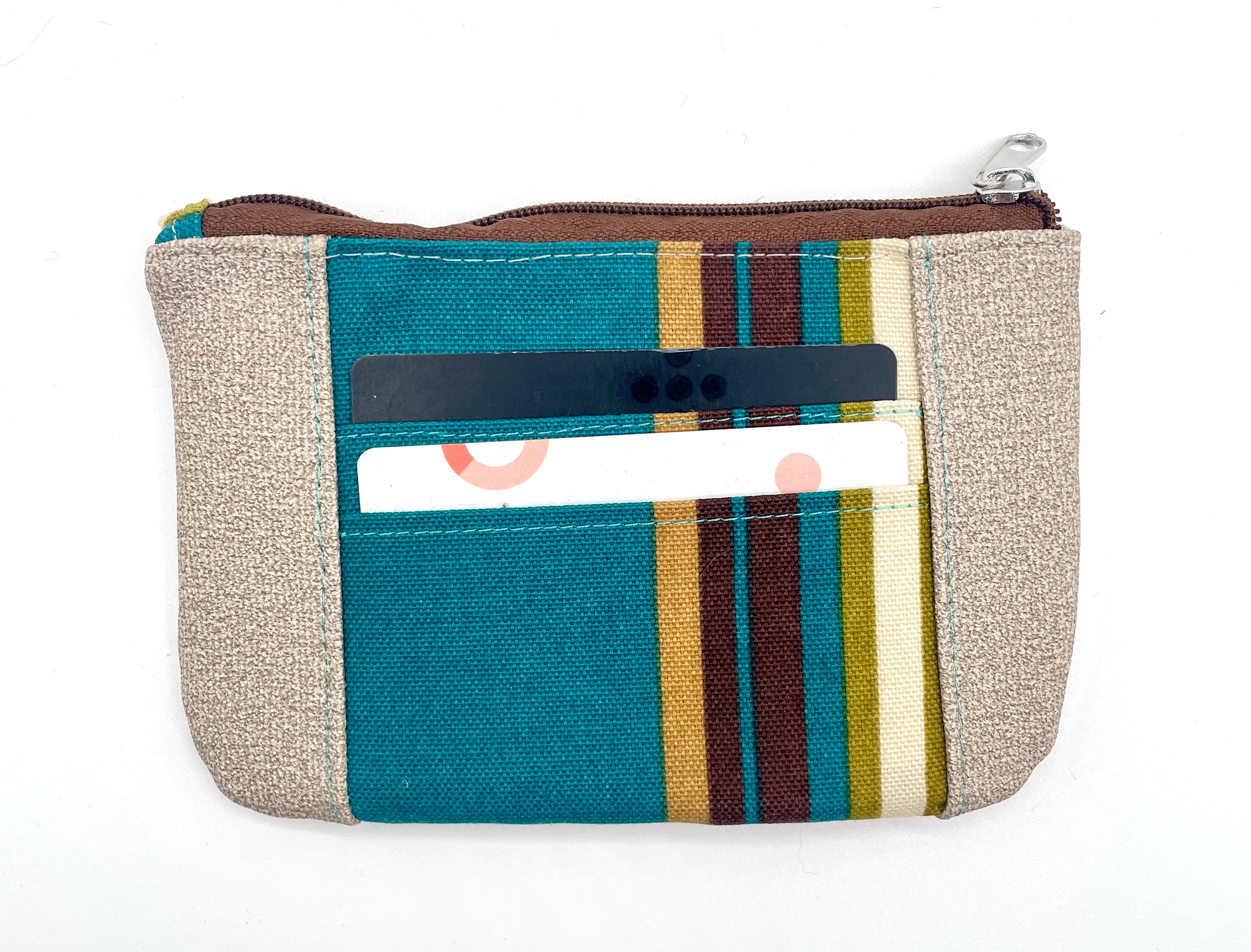 Betty wallet - blue stripe!