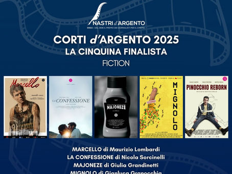 MARCELLO in cinquina ai Nastri d'Argento