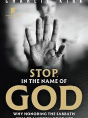 Book cover: STOP. IN THE NAME OF GOD by Charlie Kirk