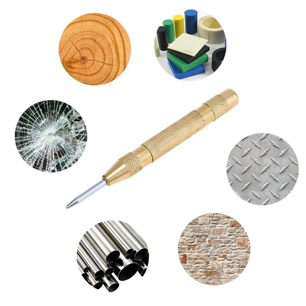 Miniatura: Punzon Automatico Para Marcar Centros en Metal, Madera, etc.