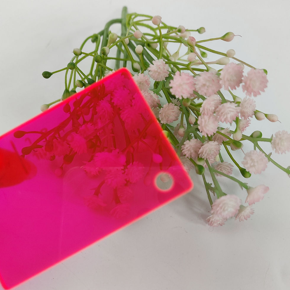 Miniatura: Acrílico Rosa Neón Lámina 1.25m X 2.45m 3 Mm Alto Impacto