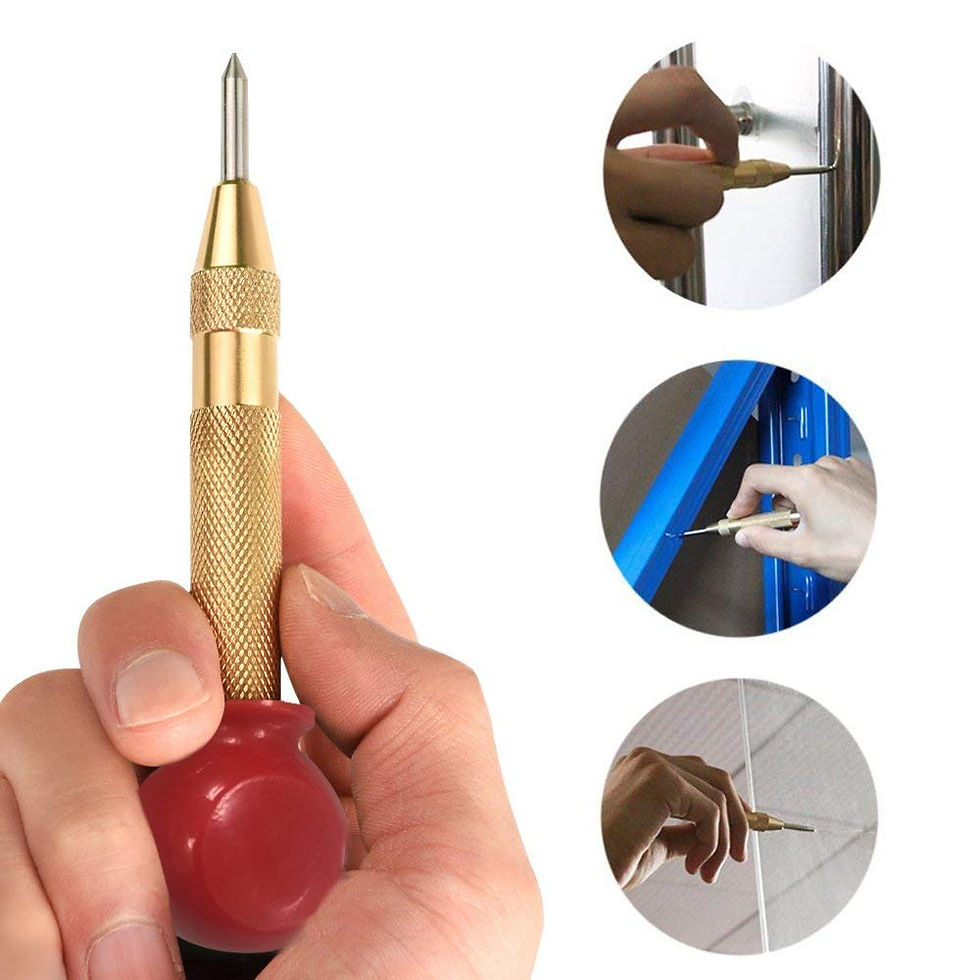 Miniatura: Punzon Automatico Para Marcar Centros en Metal, Madera, etc.