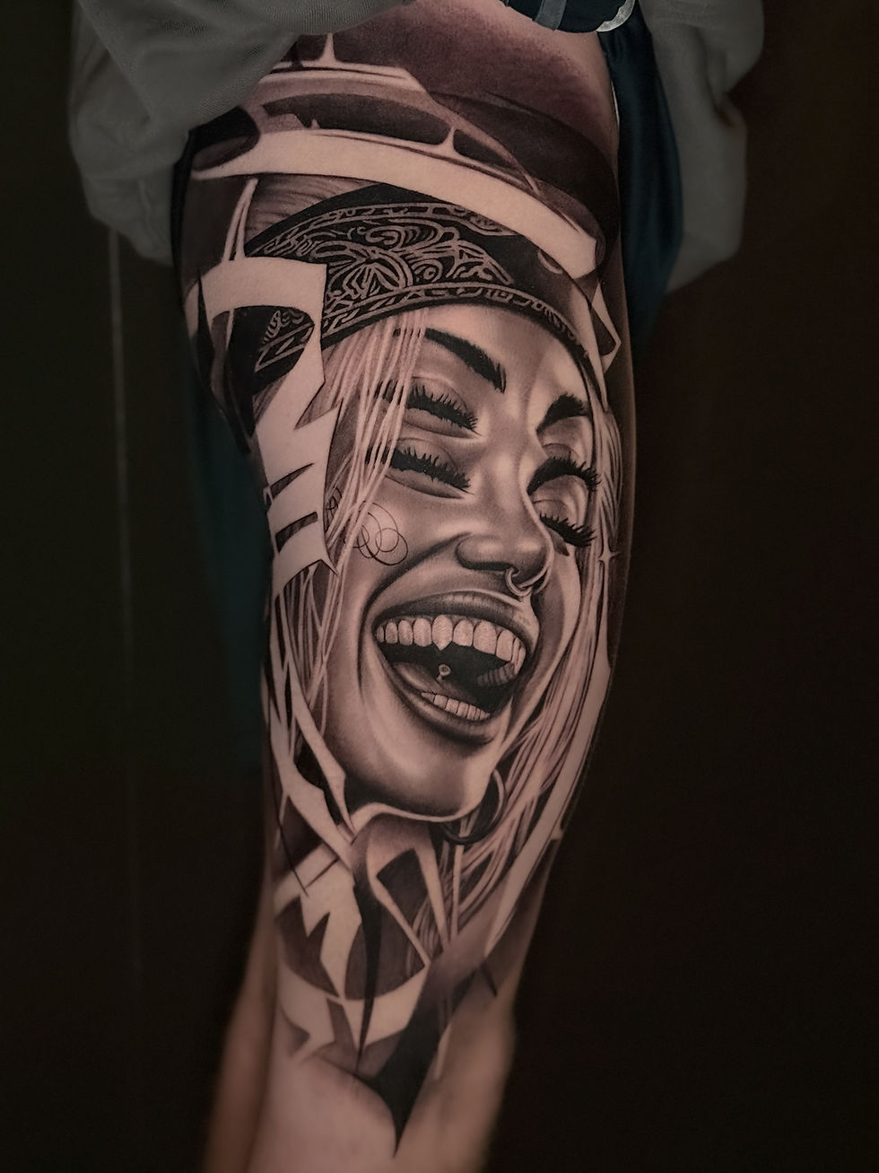 Calligraphy surrealism chicano style