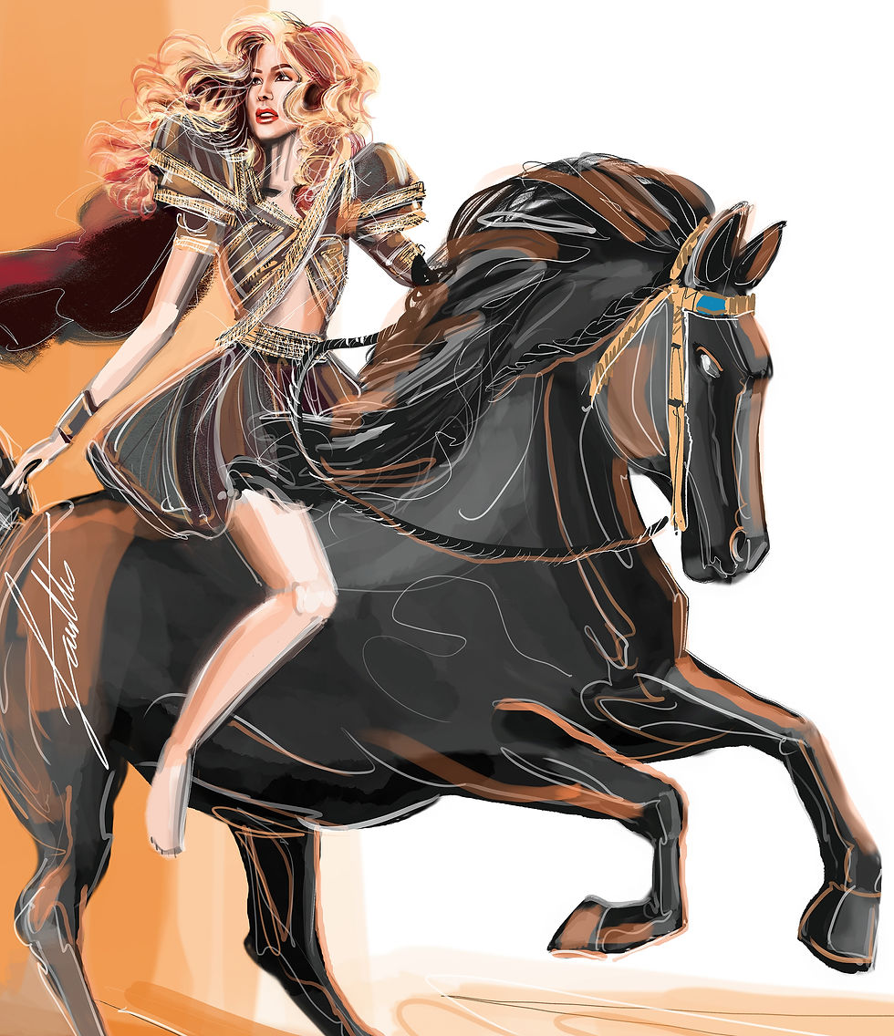 A metamorfose de Joelma: Guerreira Amazona, Princesa e Heroína