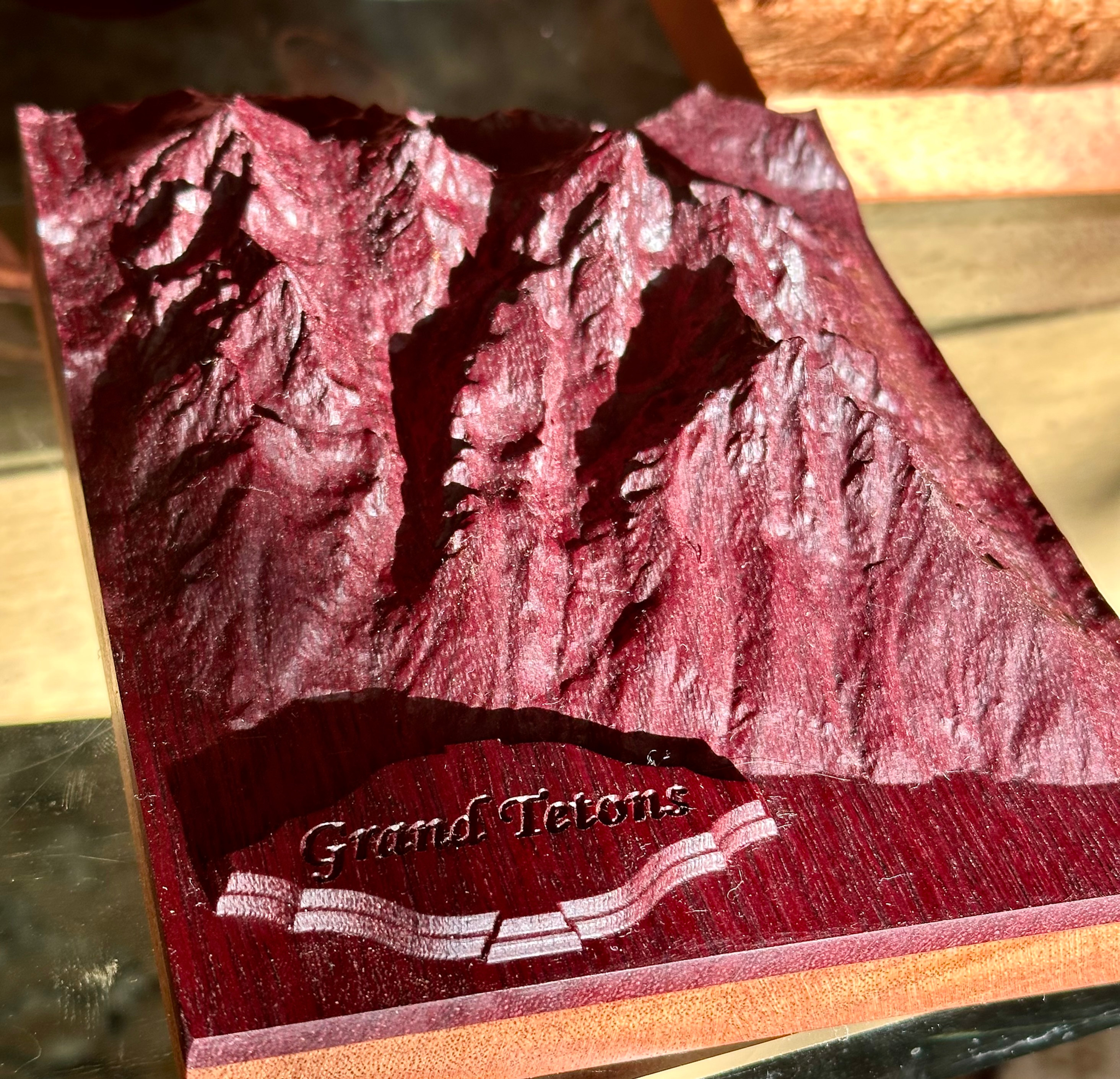 Small Grand Teton Carving