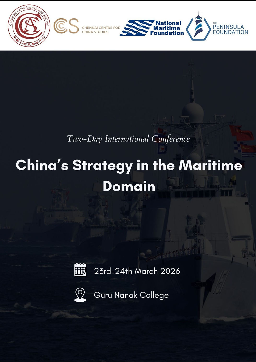 Two-Day International Conference | China's Strategy in the Maritime Domain