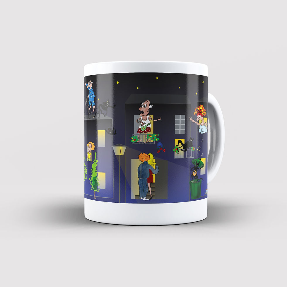 Illustrated Mug THE NIGHT