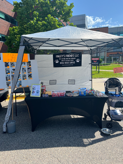 Our Vendor Booth Setup!
