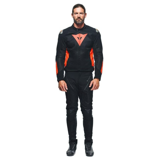 Küçük resim: Dainese Energyca Air Black Fluo Red Tekstil Mont