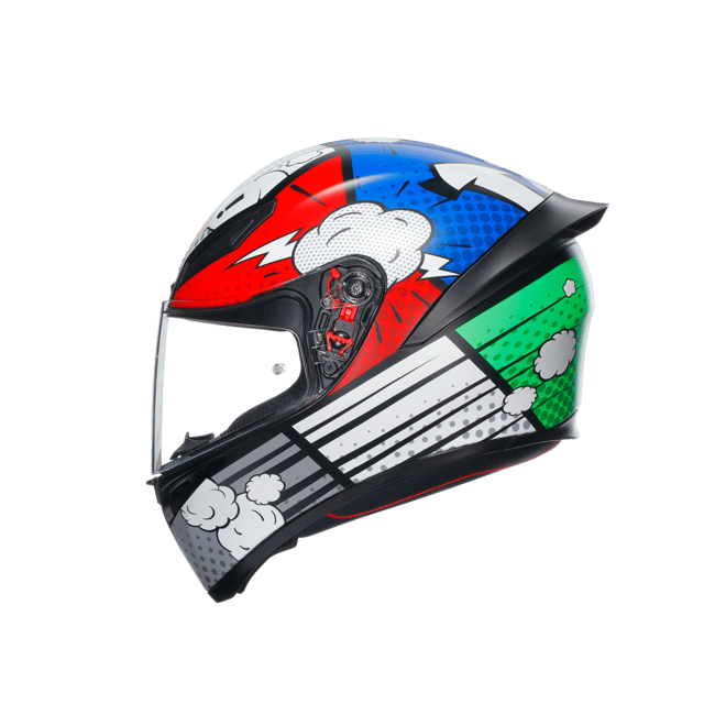 Küçük resim: Agv K1 S Bang Matt Blue Kapalı Kask