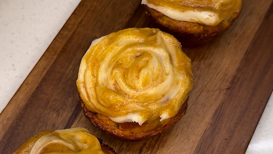 Mini Pumpkin Cinnamon Rolls