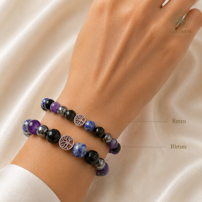 Thumbnail: Calm & Blood Pressure Support Crystal Bracelet