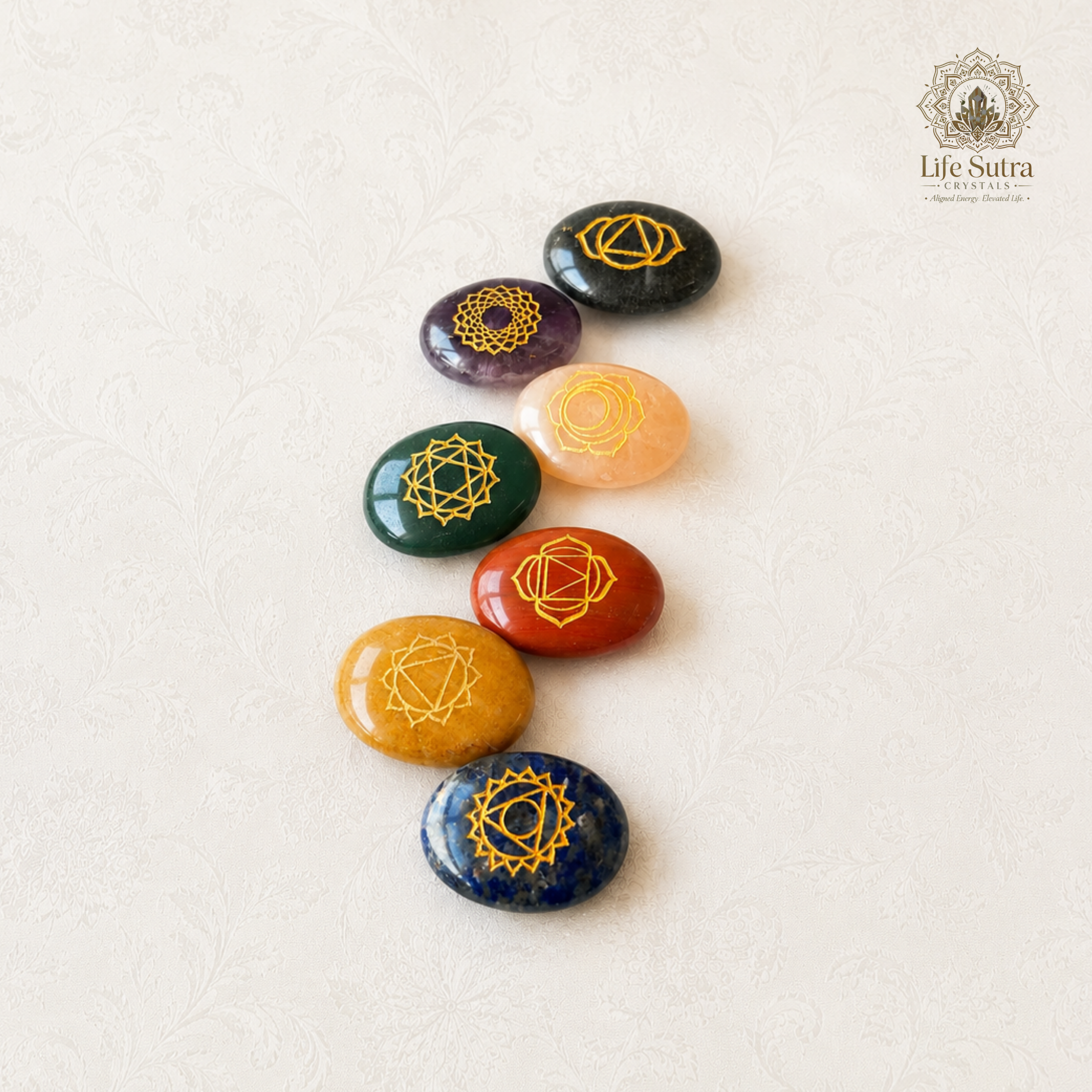 Reiki Charged 7 Chakra Crystal Set
