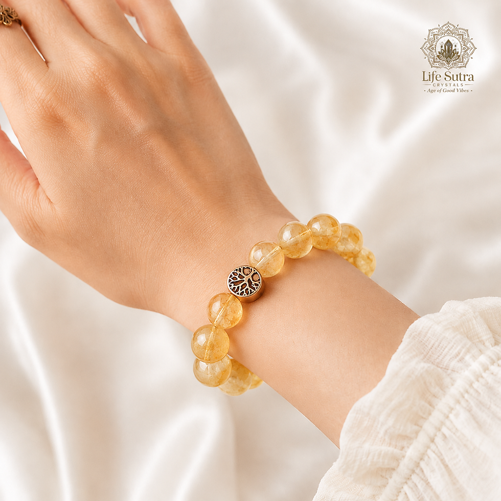 Thumbnail: Natural Citrine Money & Wealth Bracelet
