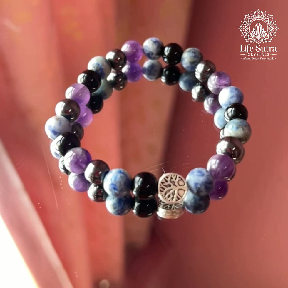 Thumbnail: Calm & Blood Pressure Support Crystal Bracelet