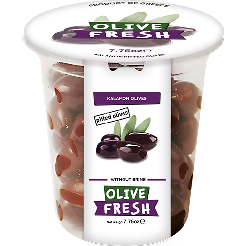 OLIVE FRESH Kalamon Pitted Olives 7.75oz Optima Foods Inc.