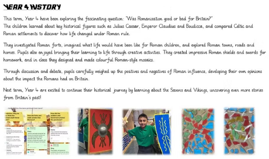 History in Year 4