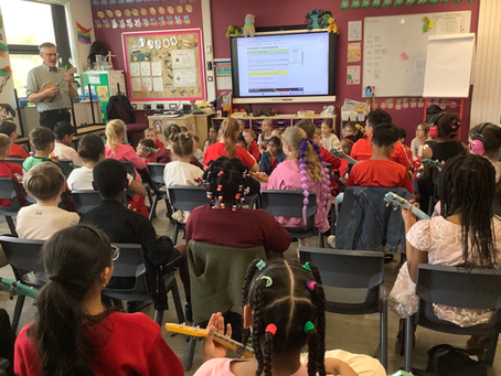 🌟 Year 4 Rowan Shine in Their Ukulele Performance! 🎶
