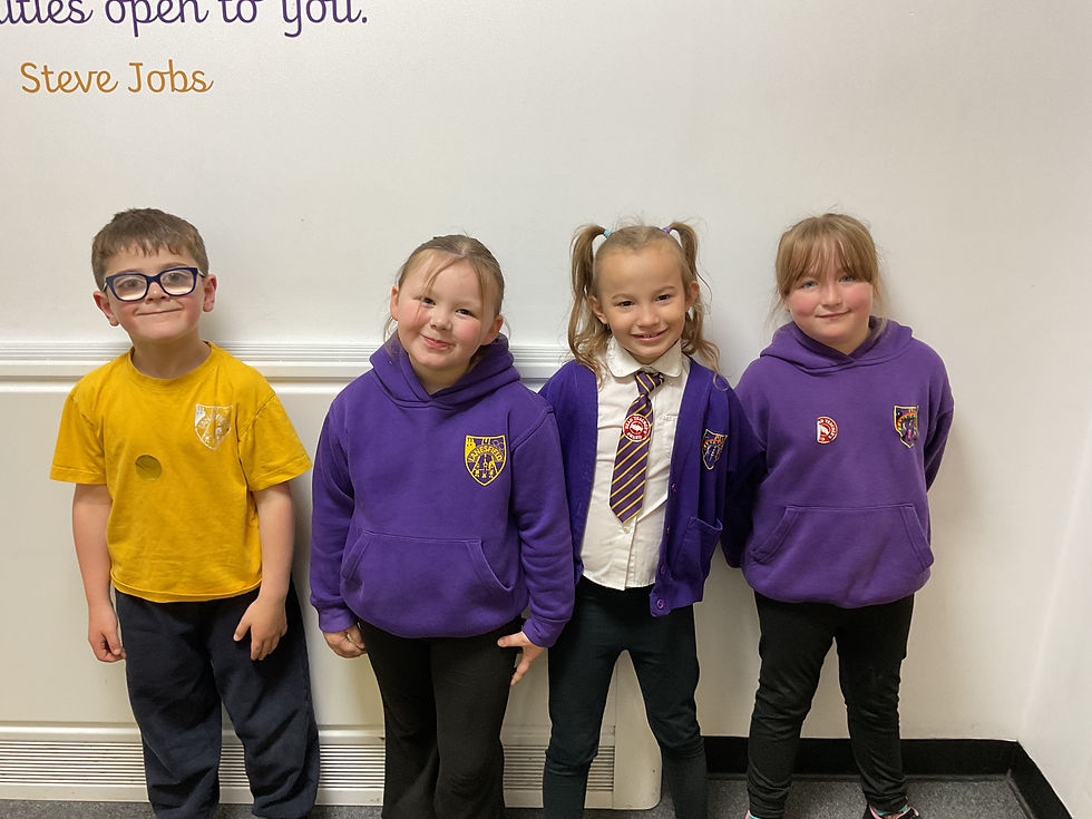 Well done to Yellow Class Merit award and Gold card children 🌟