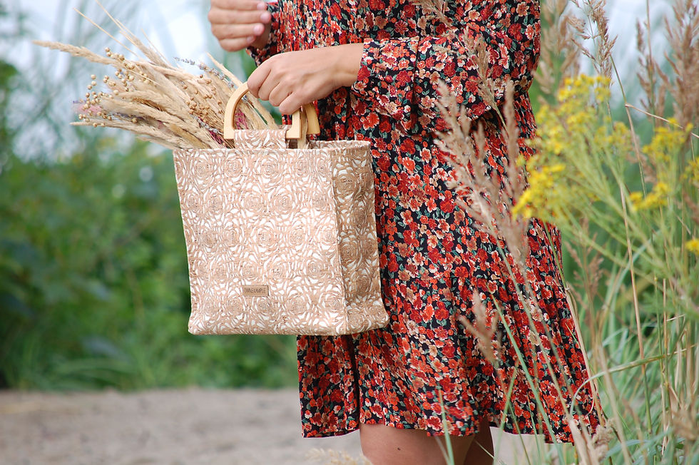 Miniaturbild: Tote Bag mit Holzgriffen
